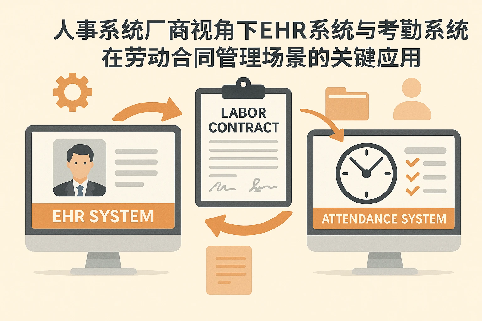 人事系统厂商视角下EHR系统与考勤系统在劳动合同管理场景的关键应用