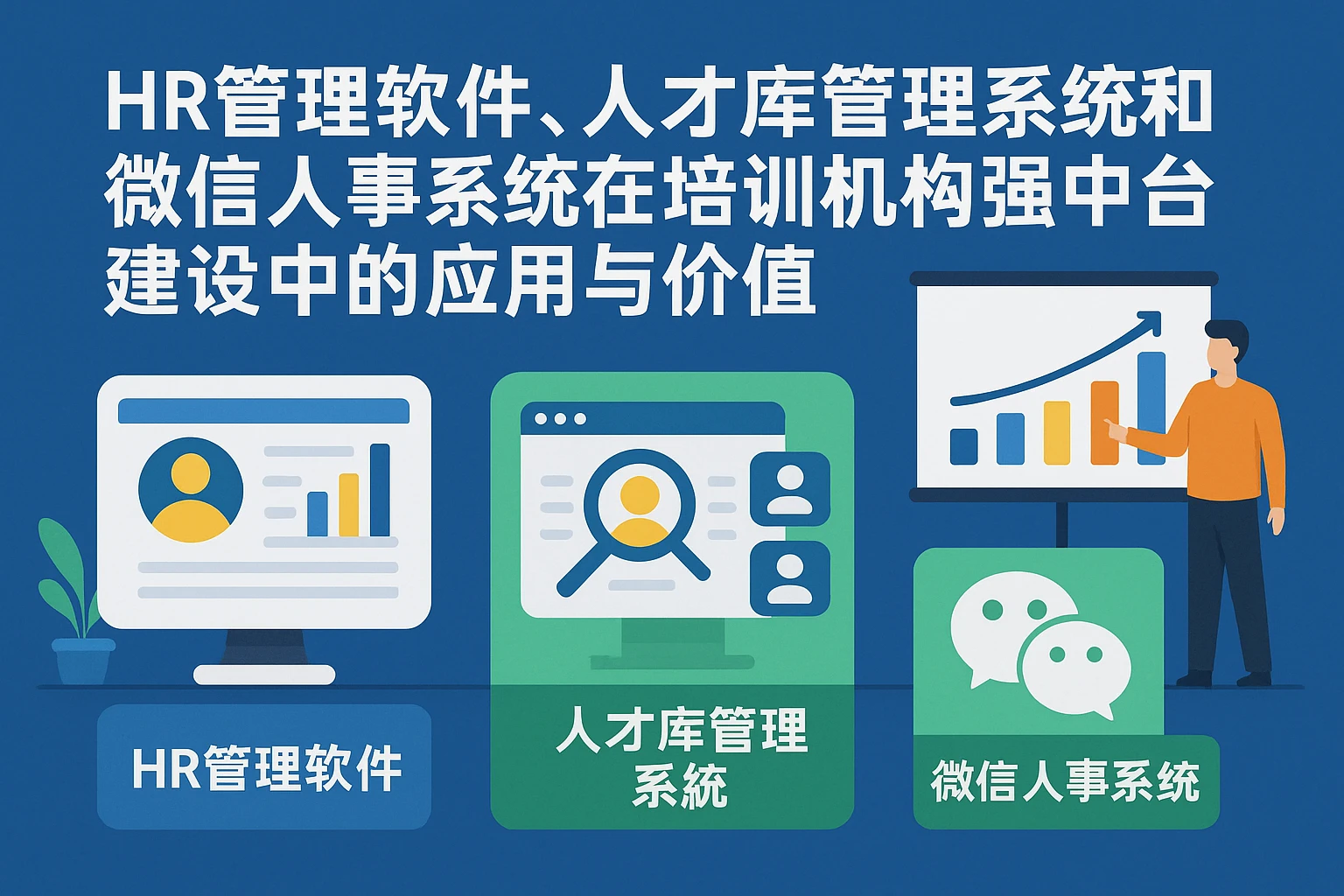 HR管理软件、人才库管理系统和微信人事系统在培训机构强中台建设中的应用与价值