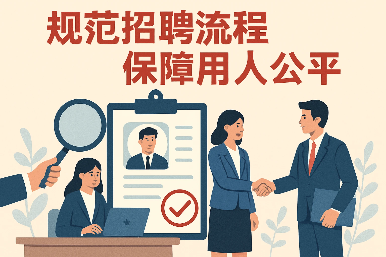 规范招聘流程，保障用人公平