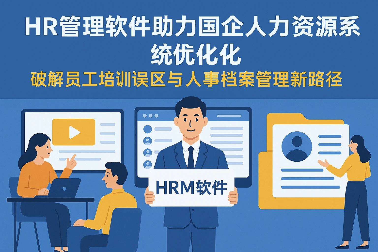 HR管理软件助力国企人力资源系统优化——破解员工培训误区与人事档案管理新路径