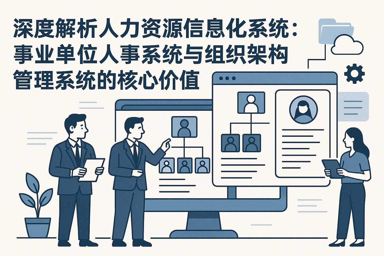 深度解析人力资源信息化系统：事业单位人事系统与组织架构管理系统的核心价值