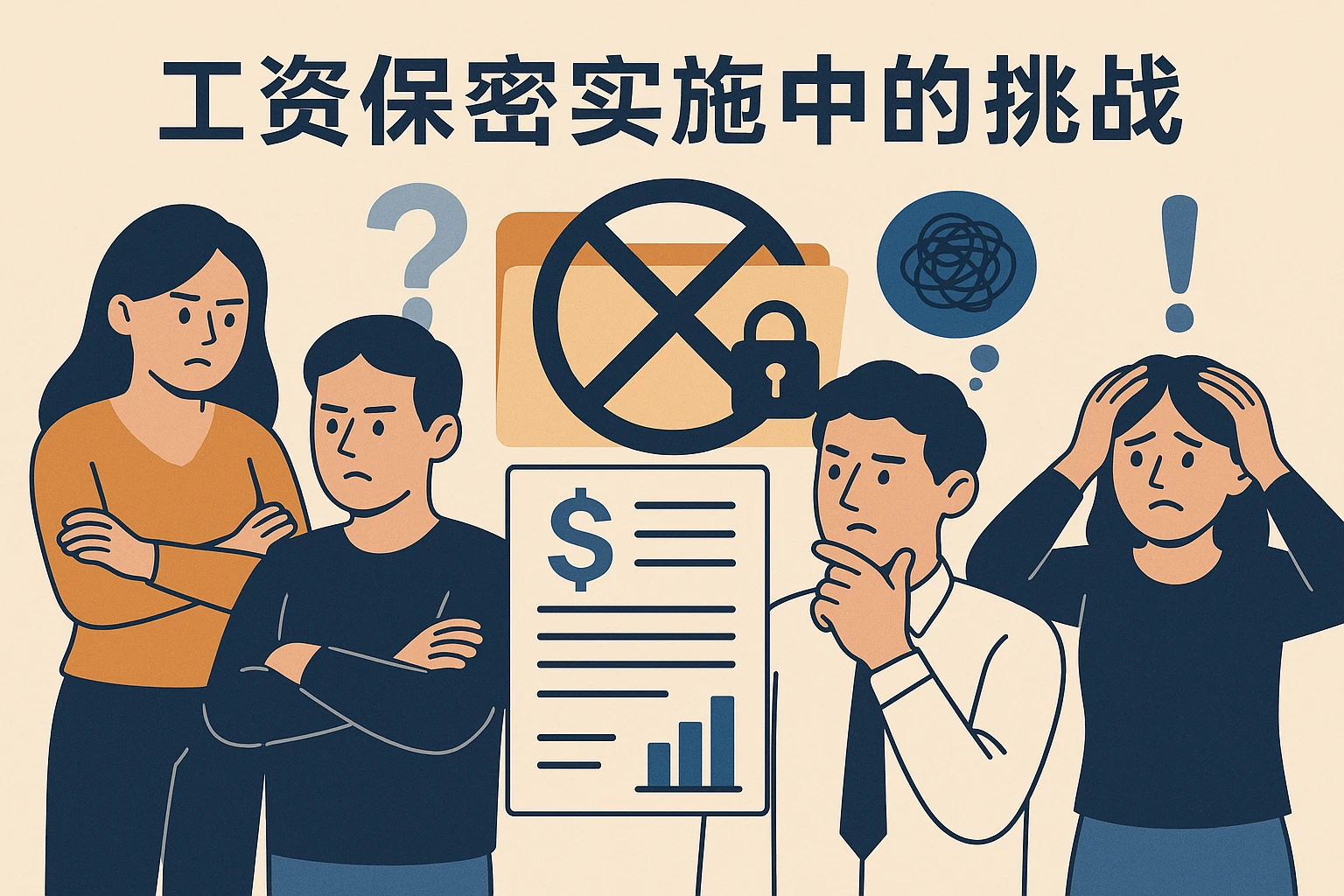 工资保密实施中的挑战