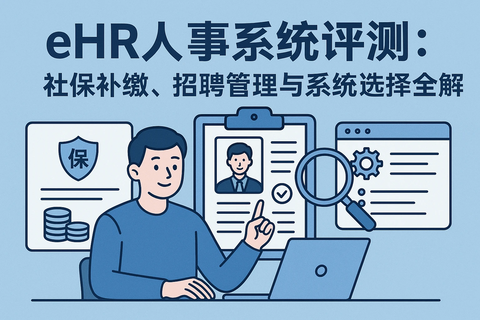 eHR人事系统评测：社保补缴、招聘管理与系统选择全解析