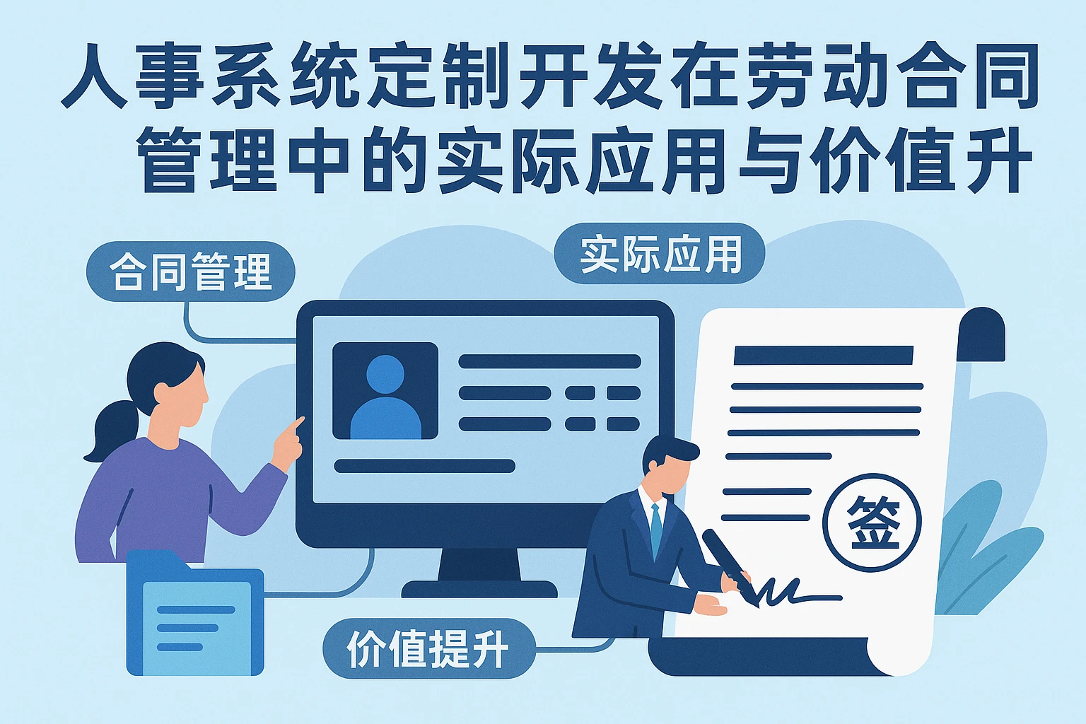 人事系统定制开发在劳动合同管理中的实际应用与价值提升