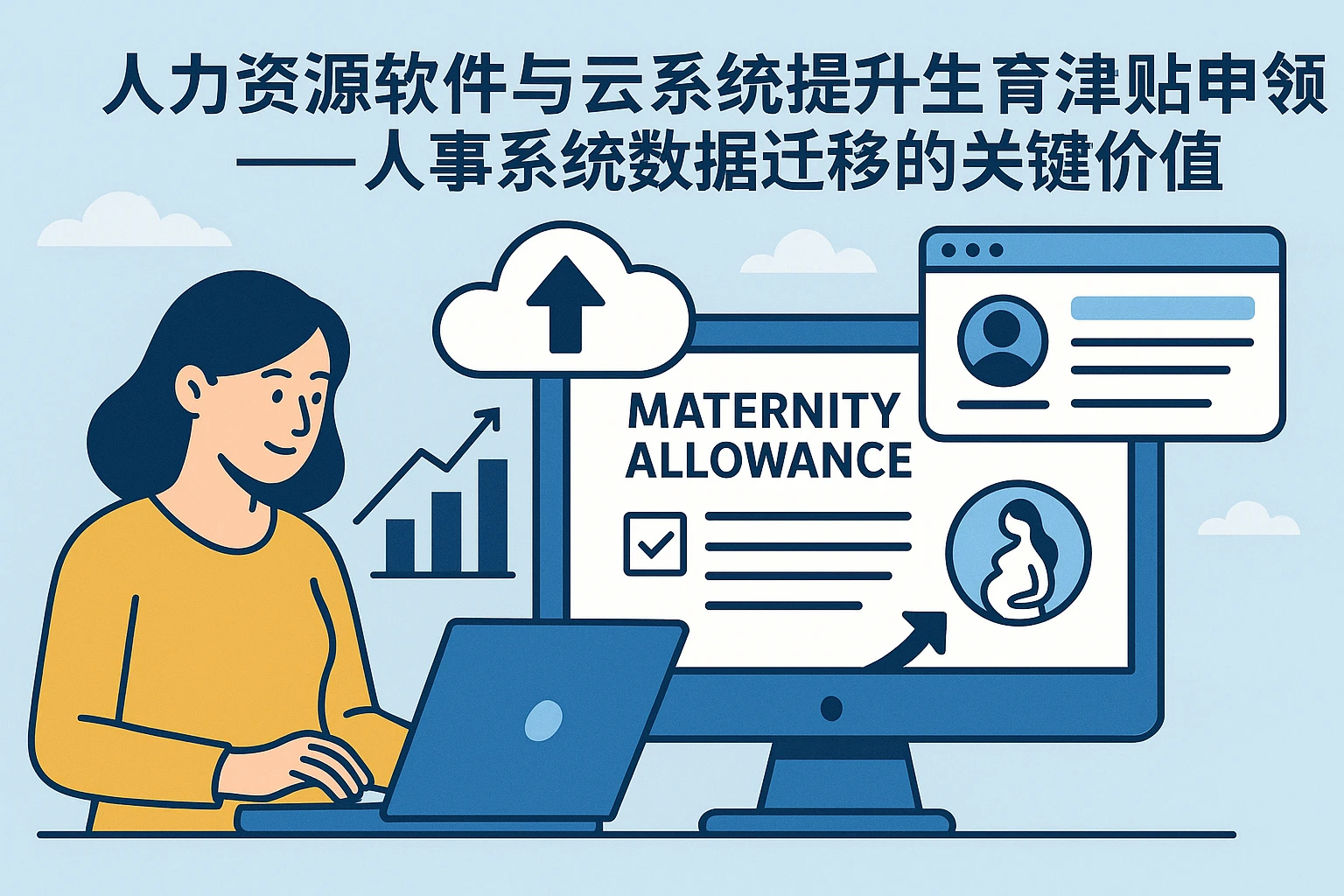 人力资源软件与云系统提升生育津贴申领体验——人事系统数据迁移的关键价值