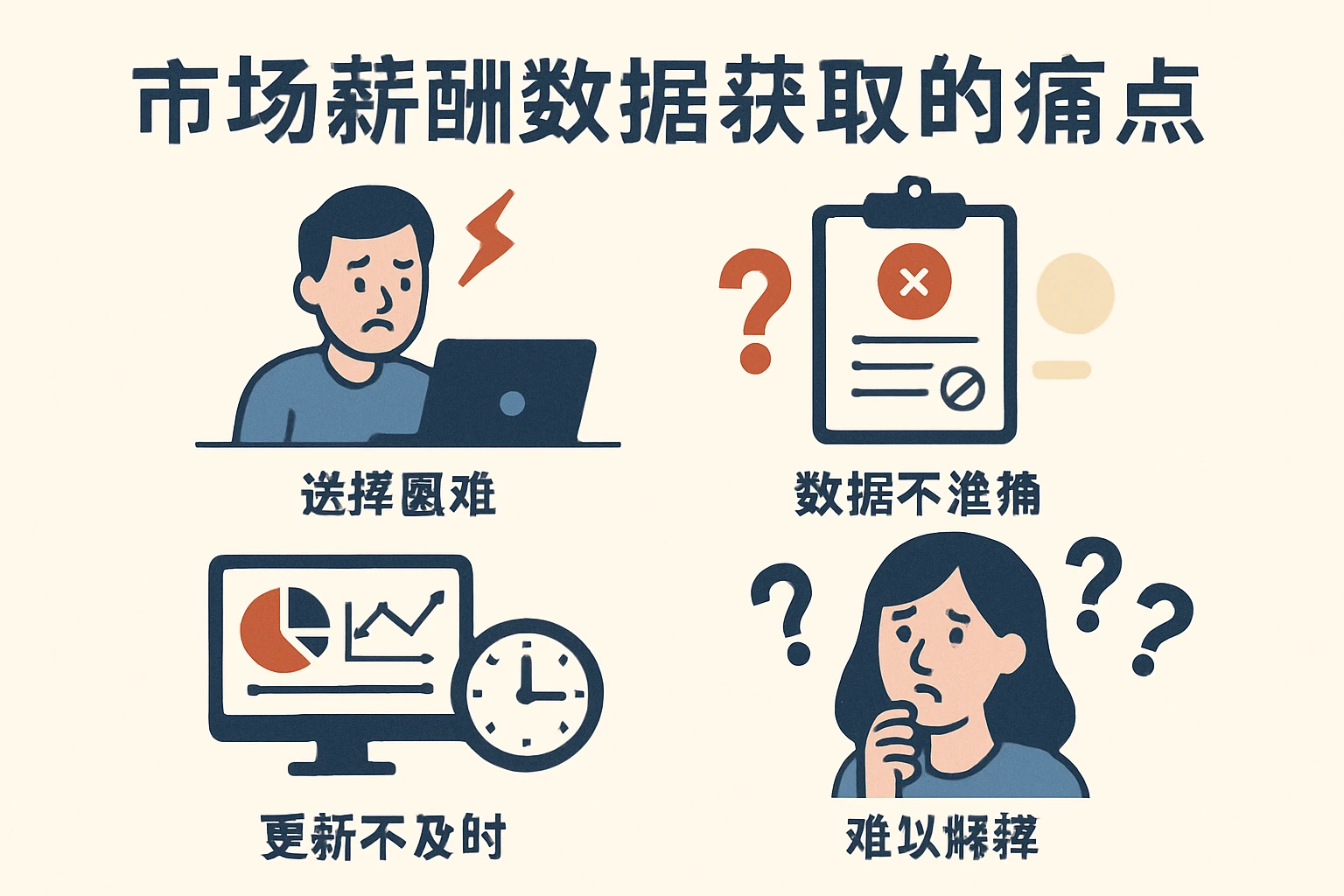市场薪酬数据获取的痛点