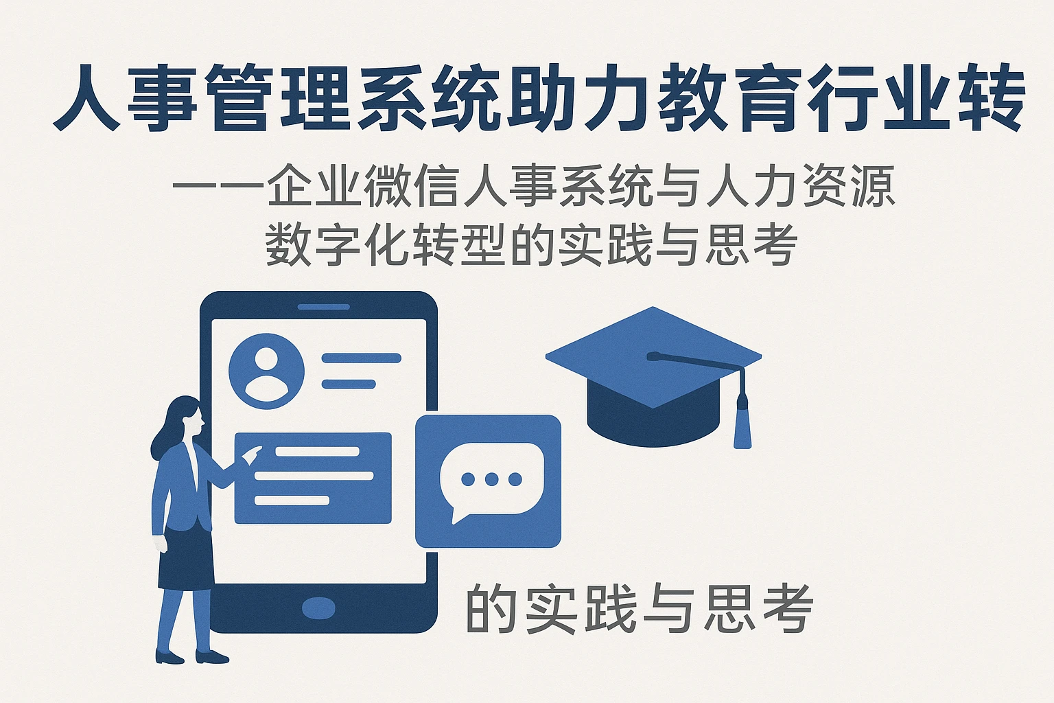 人事管理系统助力教育行业转型——企业微信人事系统与人力资源数字化转型的实践与思考