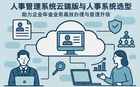 人事管理系统云端版与人事系统选型：助力企业年金业务高效办理与管理升级