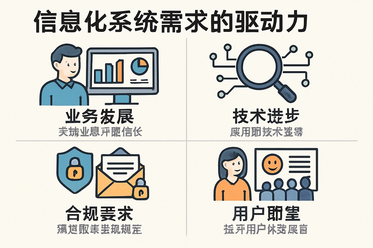 信息化系统需求的驱动力