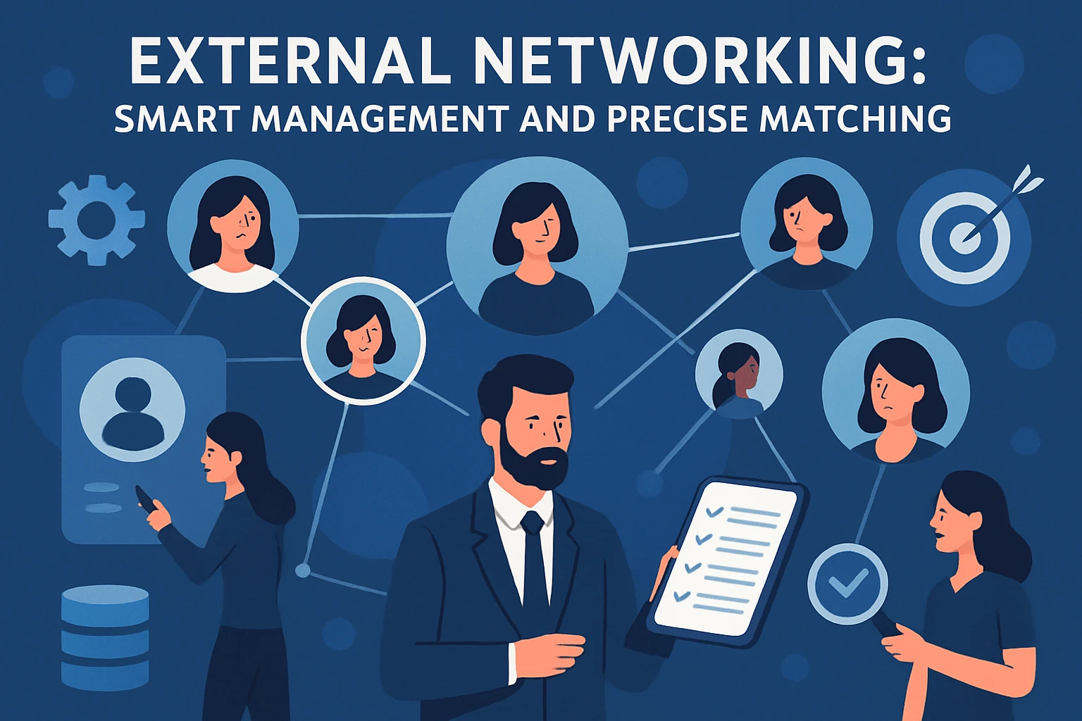 外部人脉挖掘：智能管理与精准对接