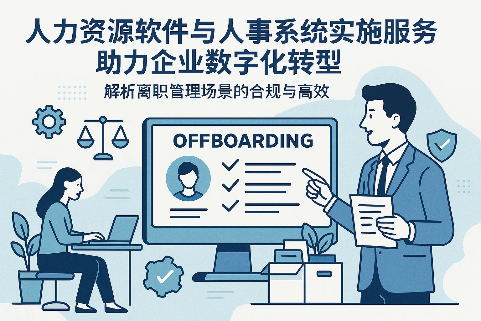 人力资源软件与人事系统实施服务助力企业数字化转型——解析离职管理场景的合规与高效