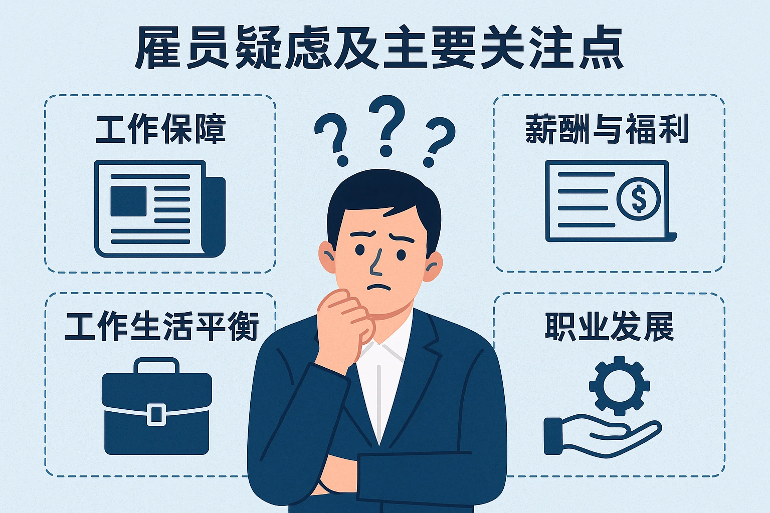 雇员疑虑及主要关注点