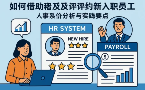 如何借助HR系统和工资管理系统高效跟踪与评价新入职员工——人事系统价格分析与实践要点