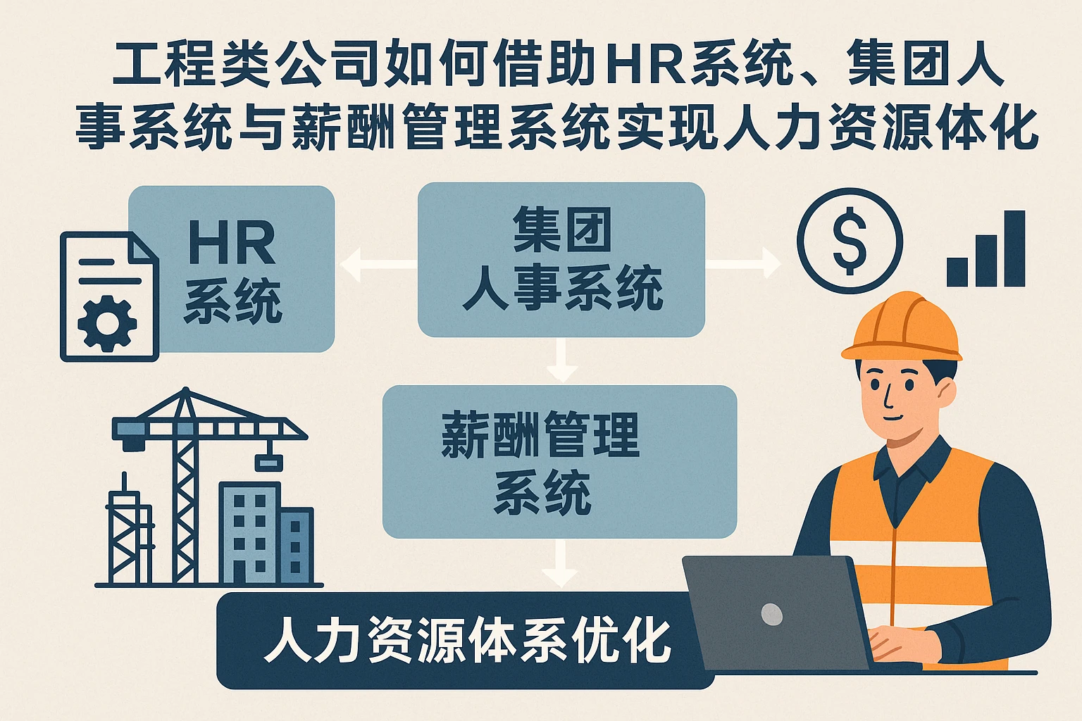 工程类公司如何借助HR系统、集团人事系统与薪酬管理系统实现人力资源体系优化