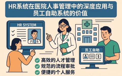 HR系统在医院人事管理中的深度应用与员工自助系统的价值
