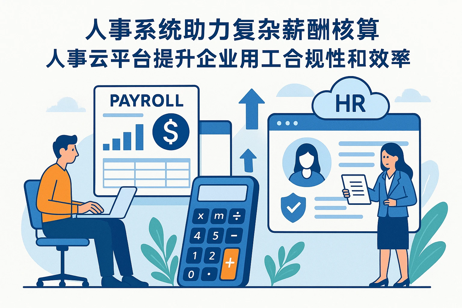 人事系统助力复杂薪酬核算，人事云平台提升企业用工合规性和效率