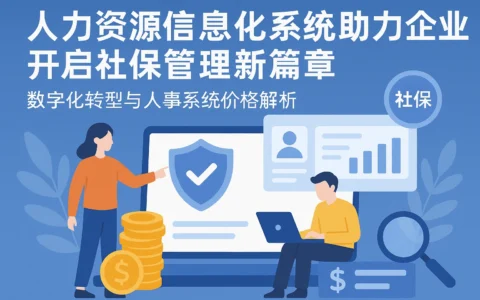 人力资源信息化系统助力企业开启社保管理新篇章——数字化转型与人事系统价格解析