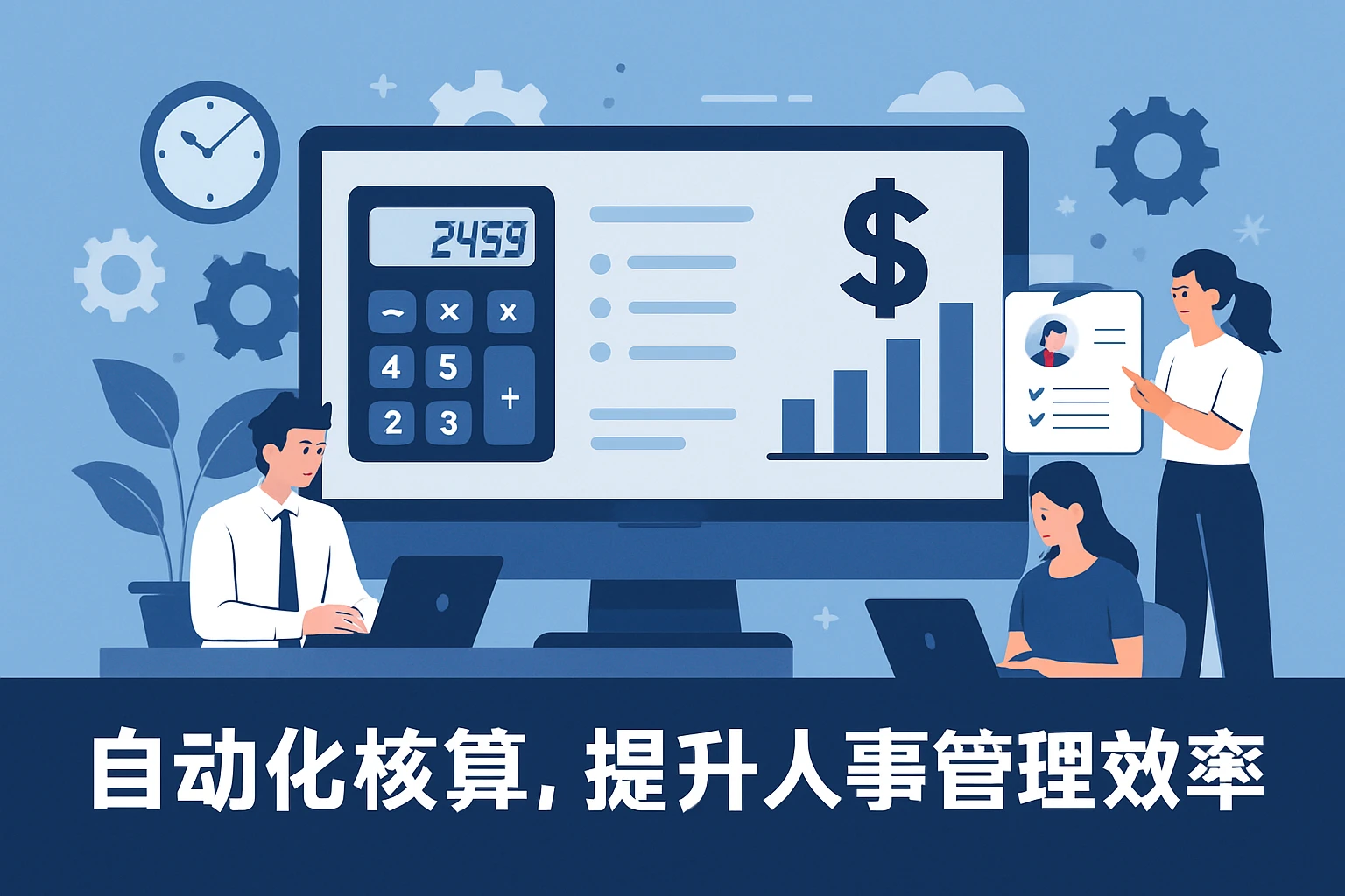 自动化核算，提升人事管理效率