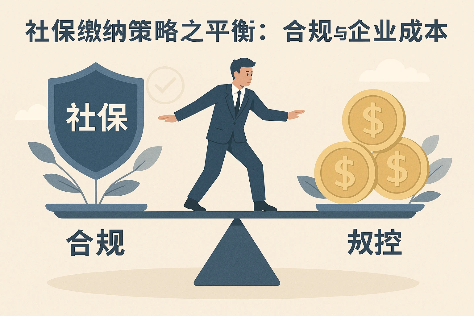 社保缴纳策略之平衡：合规与企业成本控制