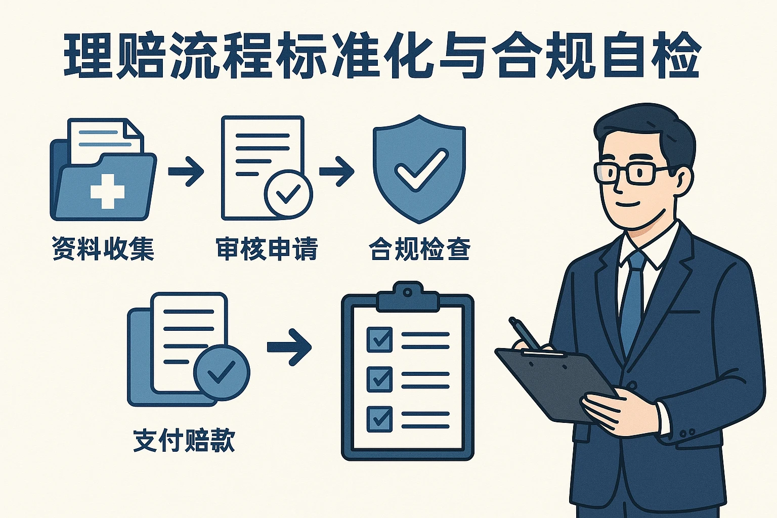 理赔流程标准化与合规自检