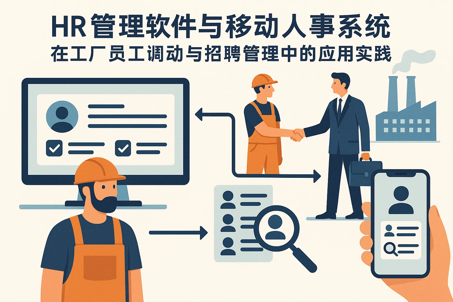 HR管理软件与移动人事系统在工厂员工调动与招聘管理中的应用实践
