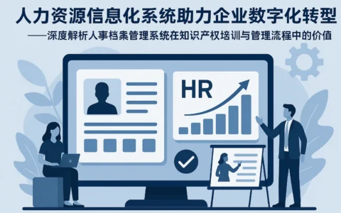 人力资源信息化系统助力企业数字化转型——深度解析人事档案管理系统在知识产权培训与管理流程中的价值