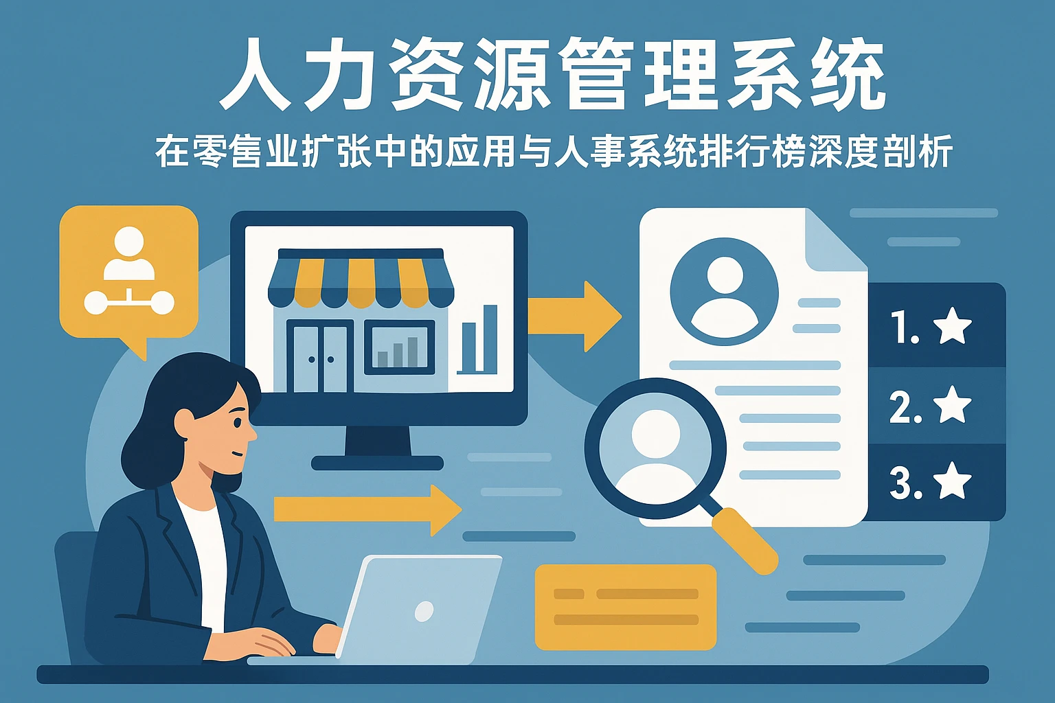 人力资源管理系统在零售业扩张中的应用与人事系统排行榜深度剖析