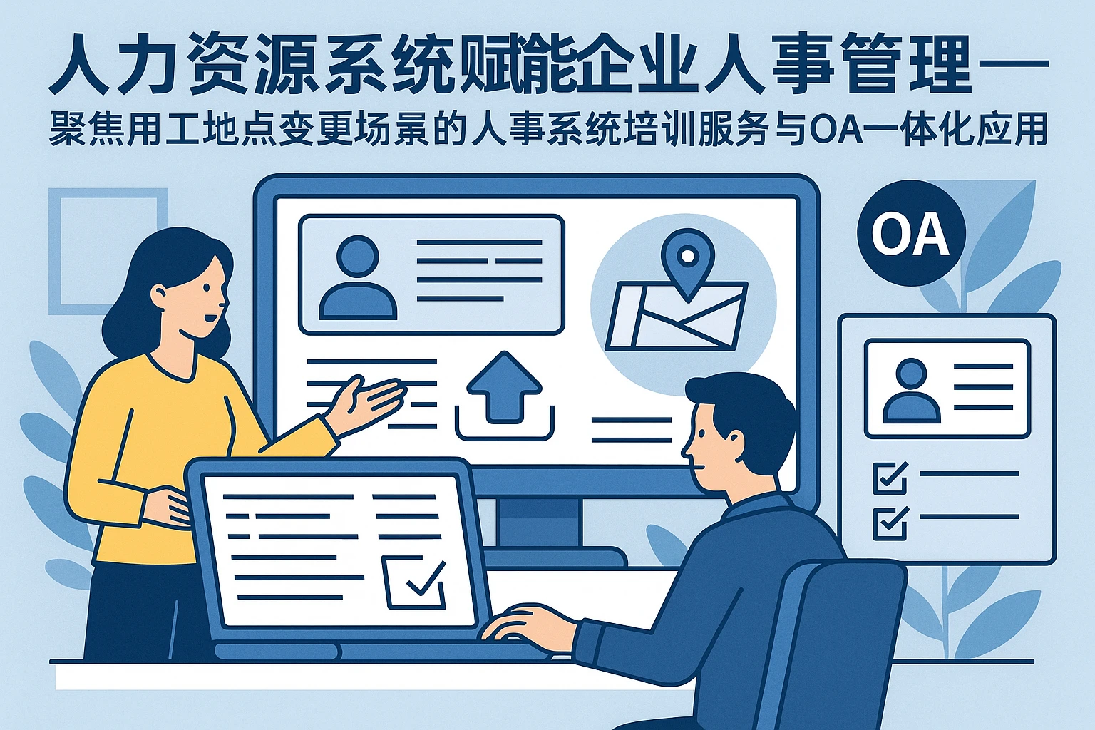 人力资源系统赋能企业人事管理——聚焦用工地点变更场景的人事系统培训服务与OA一体化应用