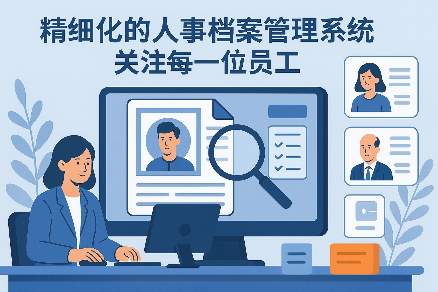 精细化的人事档案管理系统，关注每一位员工