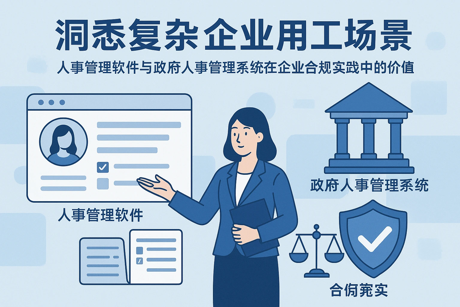 洞悉复杂企业用工场景：人事管理软件与政府人事管理系统在企业合规实践中的价值