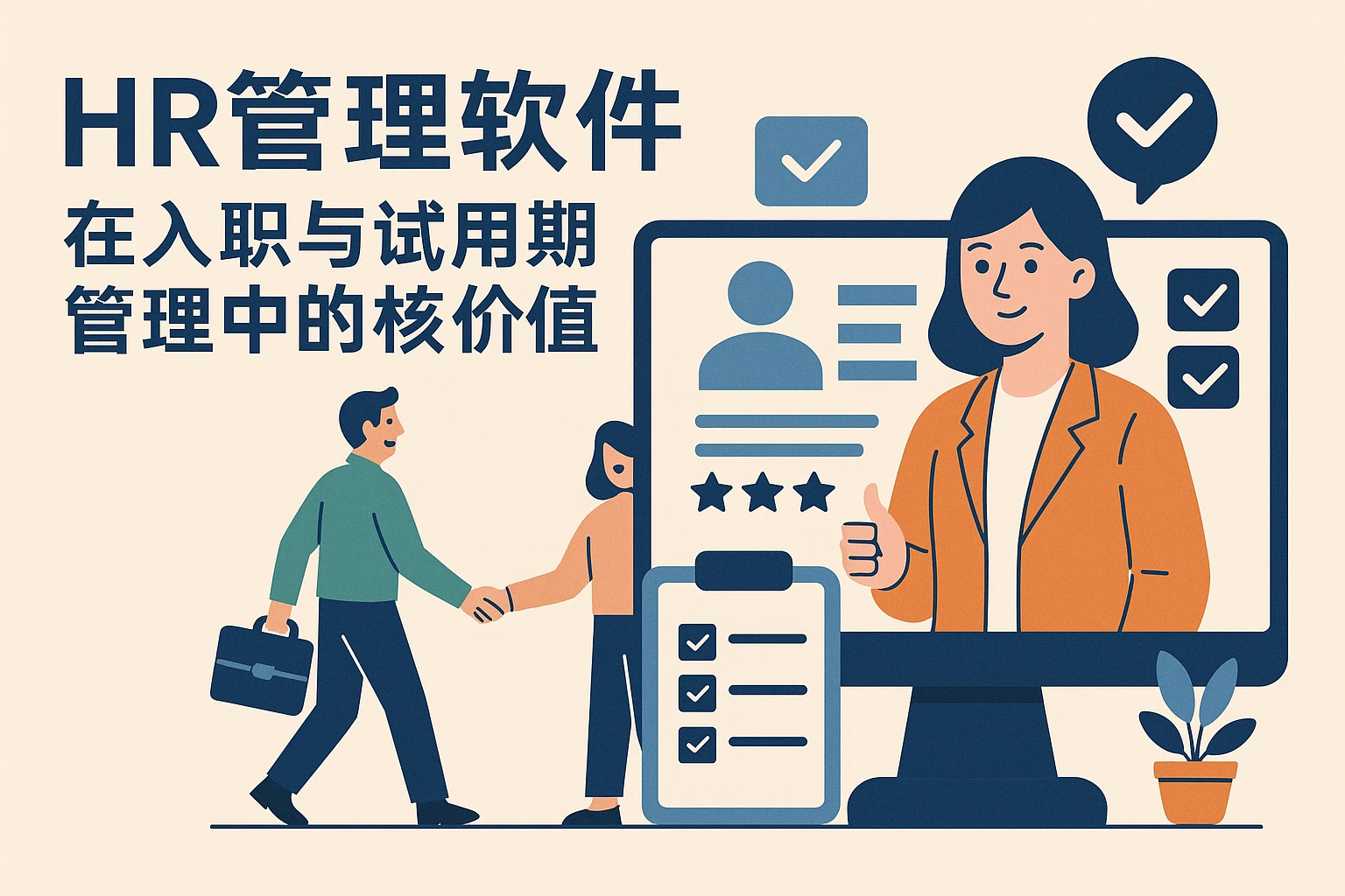 HR管理软件在入职与试用期管理中的核心价值