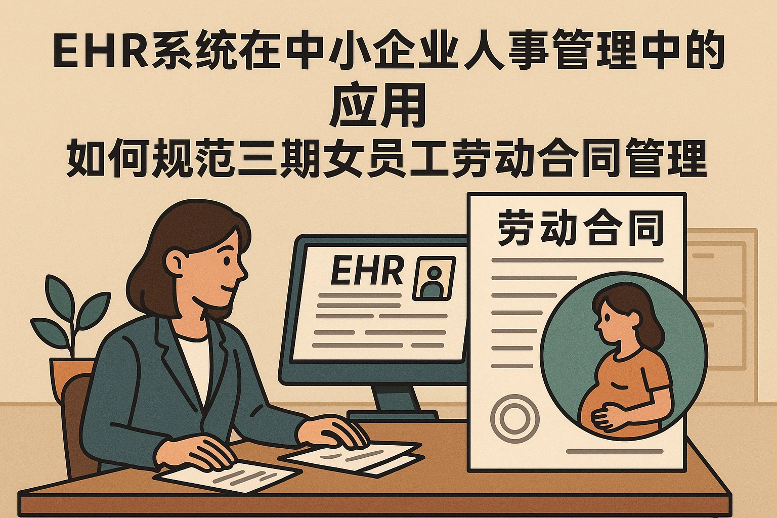 EHR系统在中小企业人事管理中的应用——如何规范三期女员工劳动合同管理