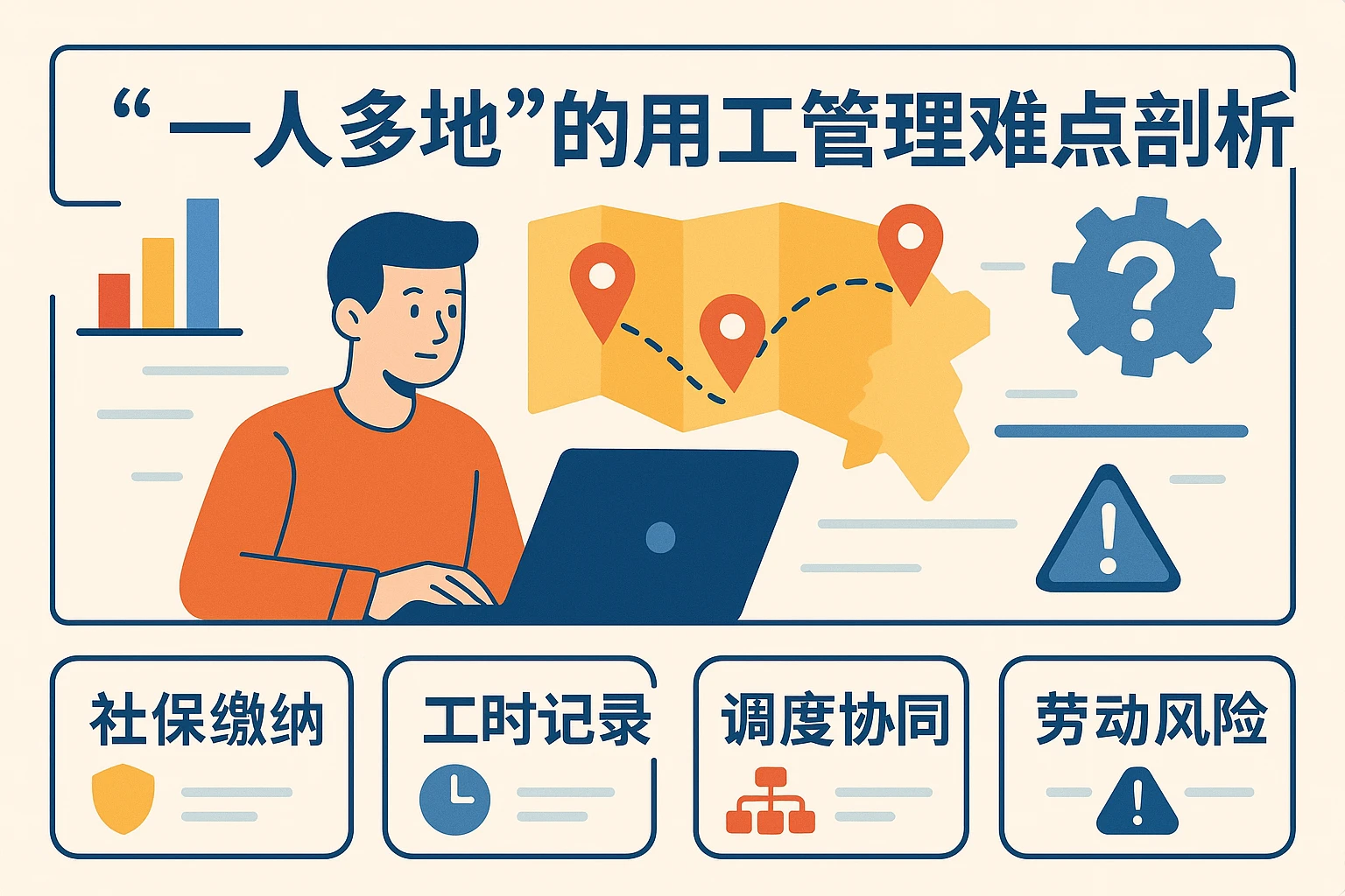 “一人多地”的用工管理难点剖析