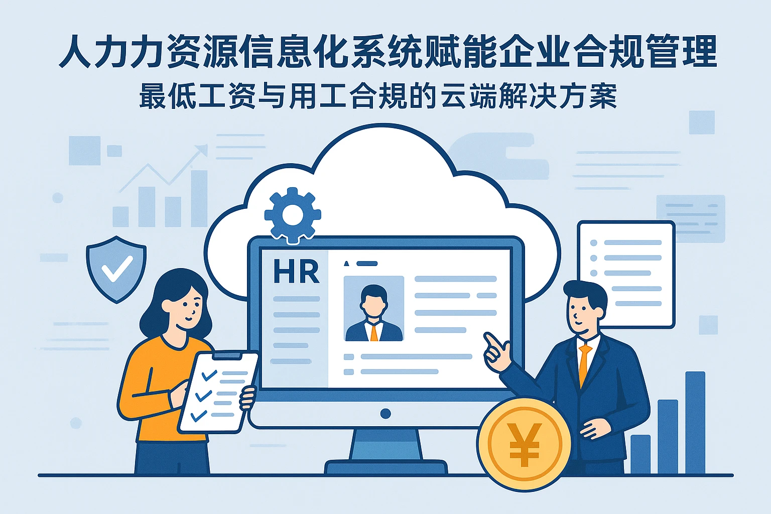 人力资源信息化系统赋能企业合规管理——最低工资与用工合规的云端解决方案
