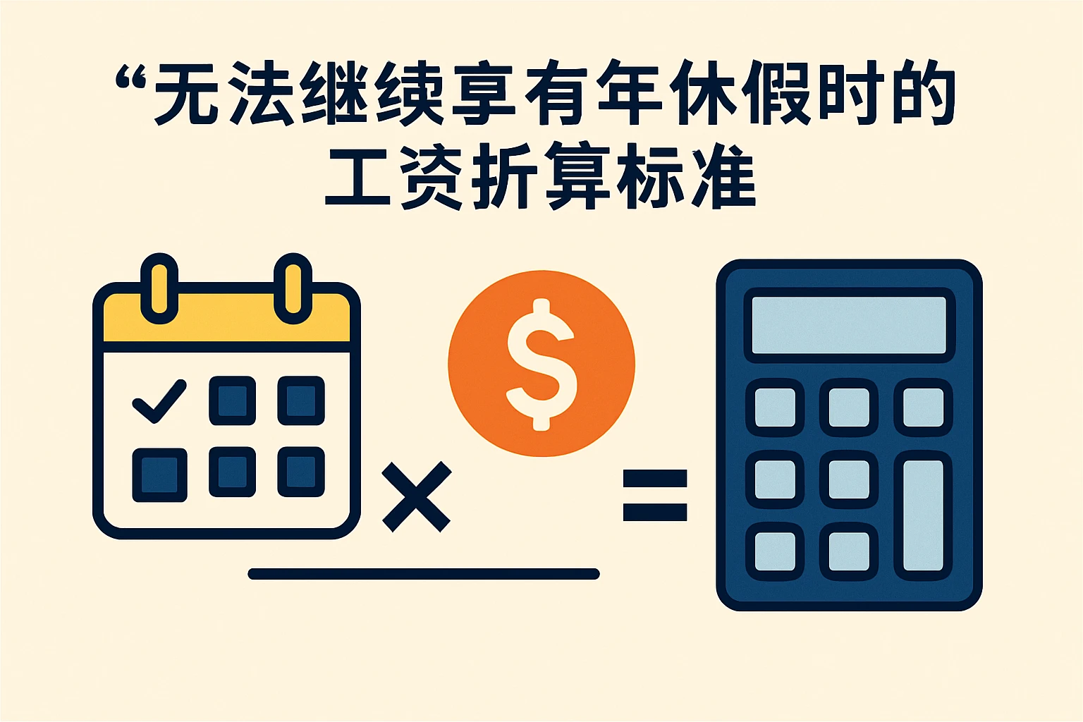无法继续享有年休假时的工资折算标准