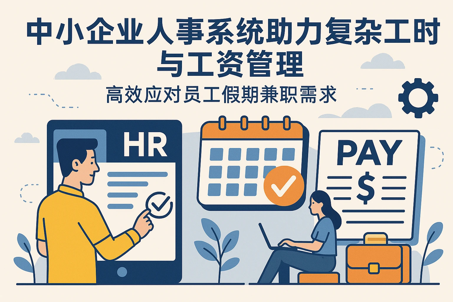 中小企业人事系统助力复杂工时与工资管理——高效应对员工假期兼职需求