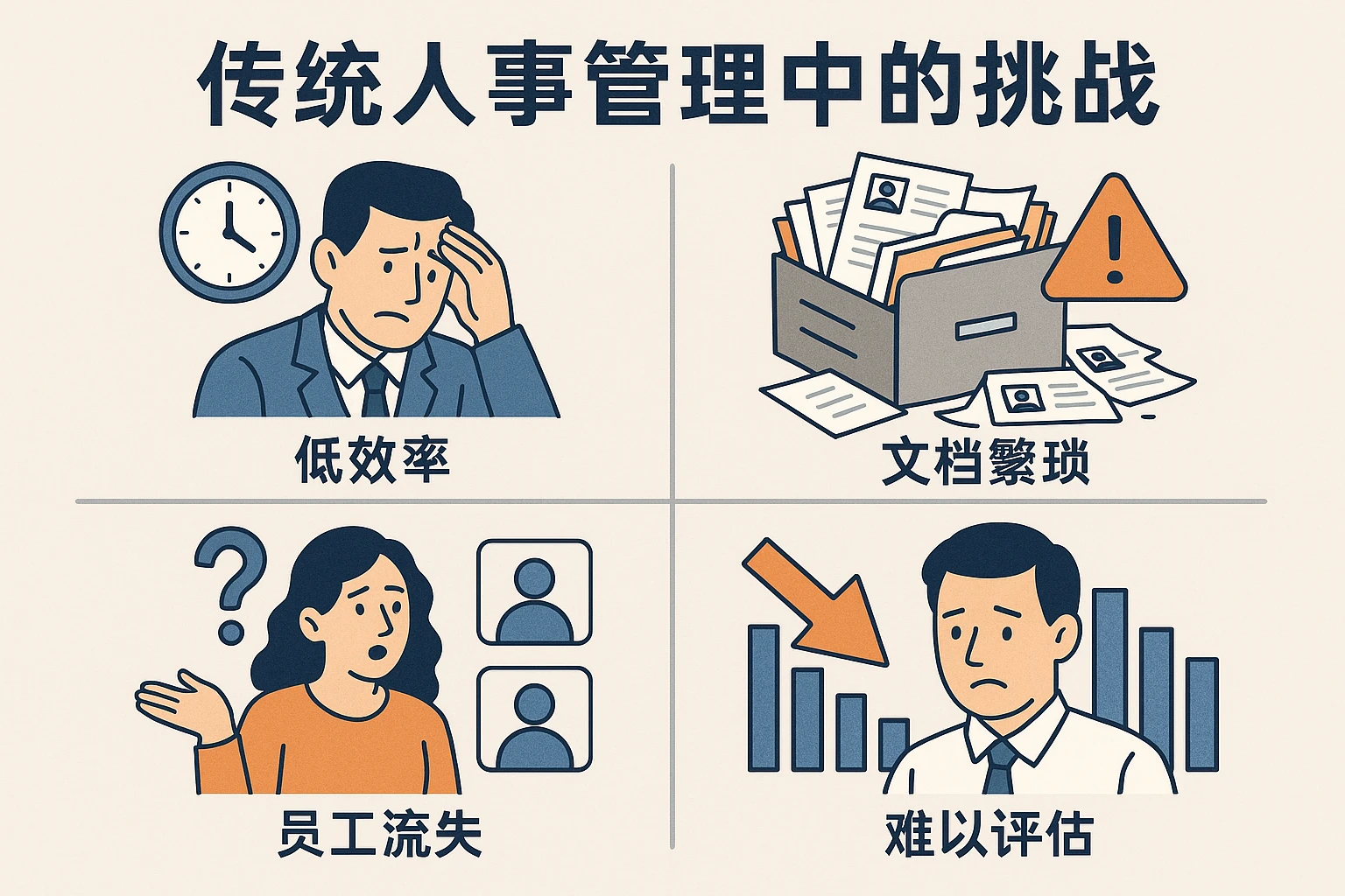 传统人事管理中的挑战