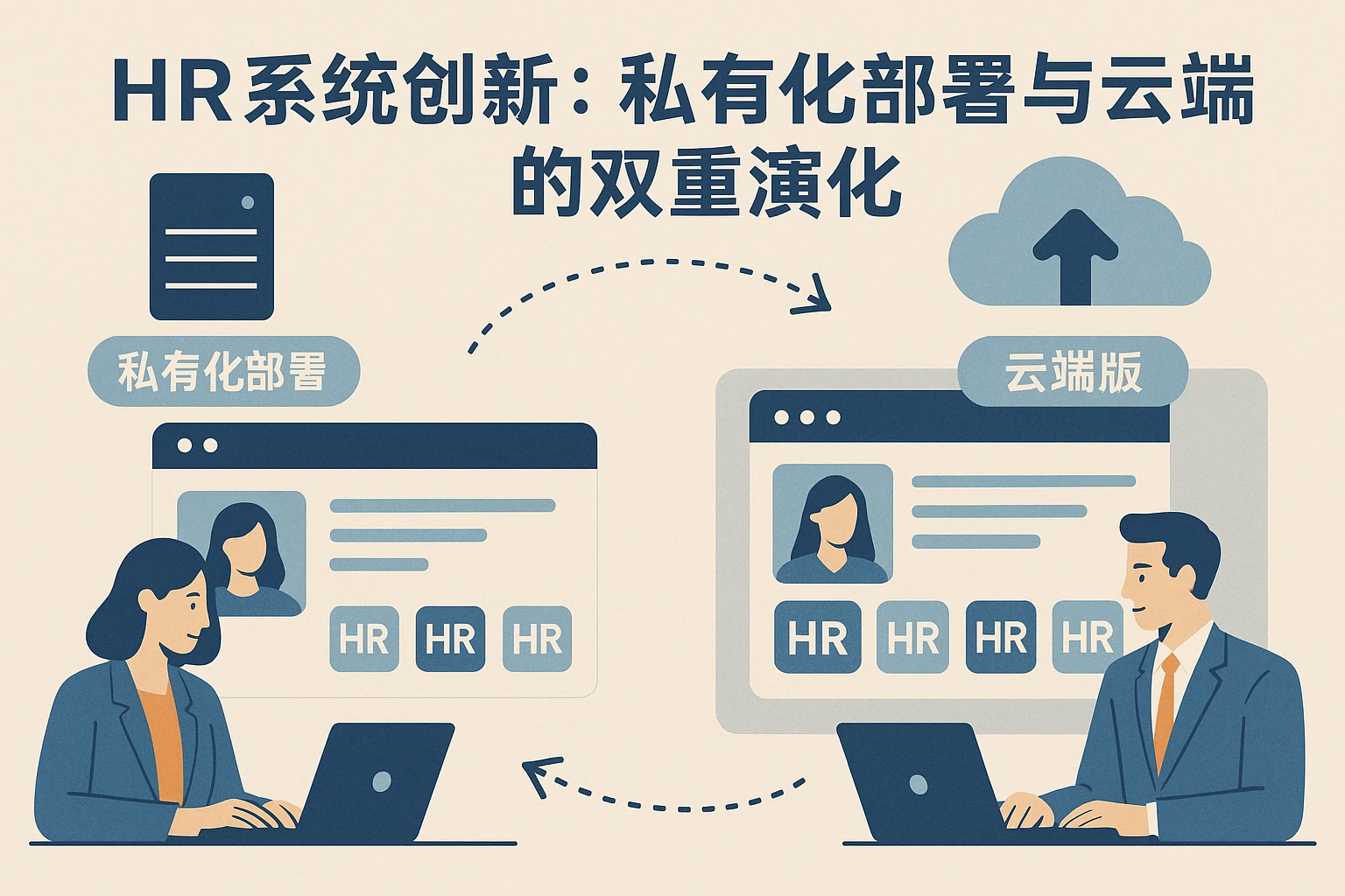 HR系统创新：私有化部署与云端版的双重演化