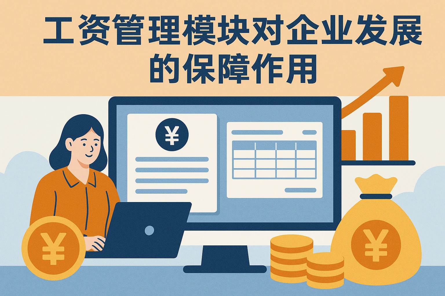 工资管理模块对企业发展的保障作用