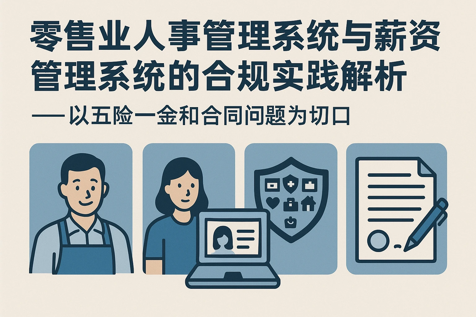零售业人事管理系统与薪资管理系统的合规实践解析——以五险一金和合同问题为切口