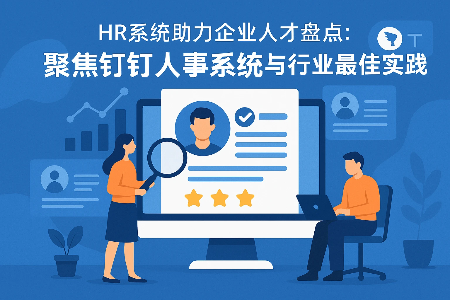 HR系统助力企业人才盘点：聚焦钉钉人事系统与行业最佳实践