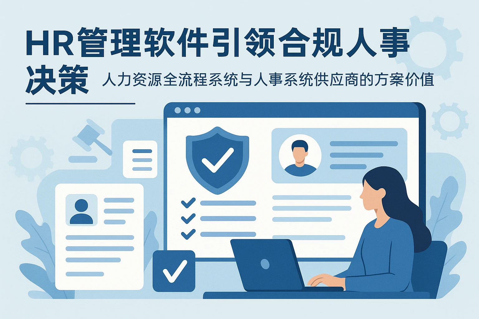 HR管理软件引领合规人事决策 —— 人力资源全流程系统与人事系统供应商的方案价值