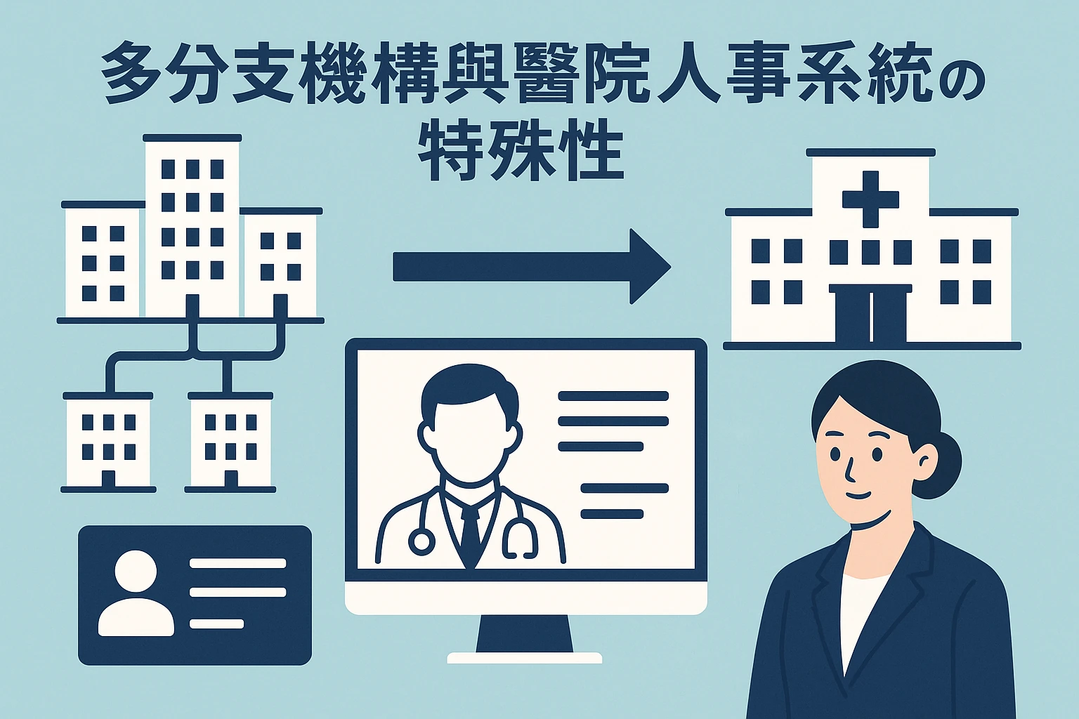 多分支机构与医院人事系统的特殊性