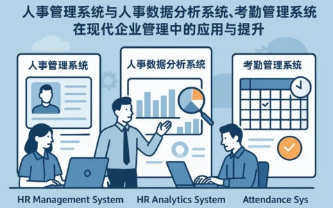 人事管理系统与人事数据分析系统、考勤管理系统在现代企业管理中的应用与提升