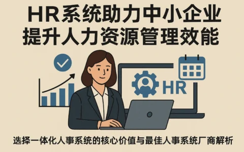 HR系统助力中小企业提升人力资源管理效能——选择一体化人事系统的核心价值与最佳人事系统厂商解析