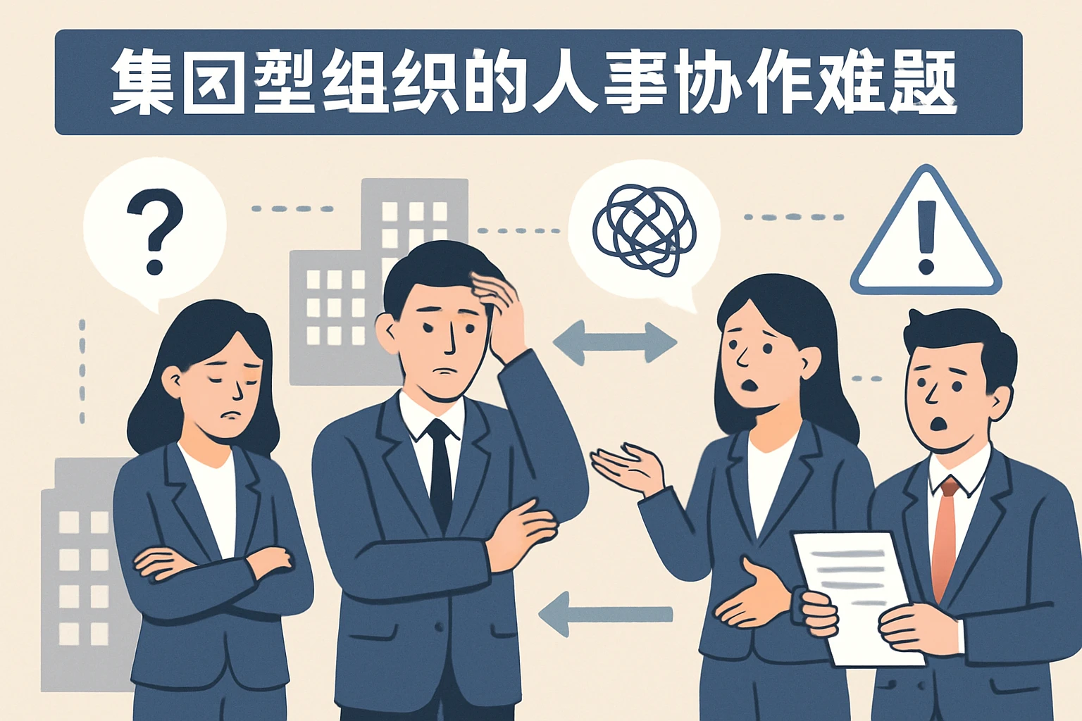 集团型组织的人事协作难题
