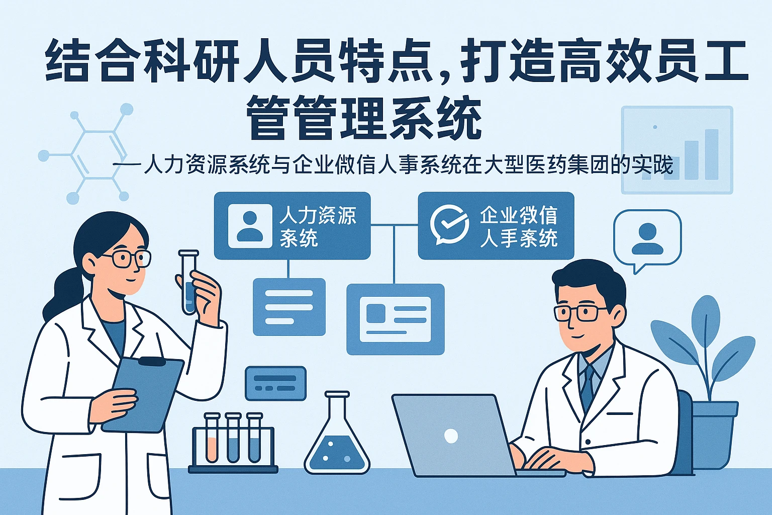结合科研人员特点，打造高效员工管理系统——人力资源系统与企业微信人事系统在大型医药集团的实践