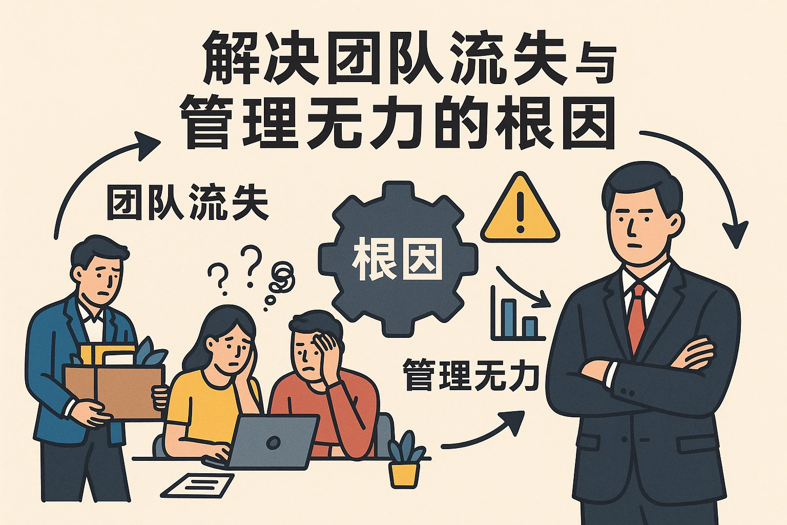 解决团队流失与管理无力的根因