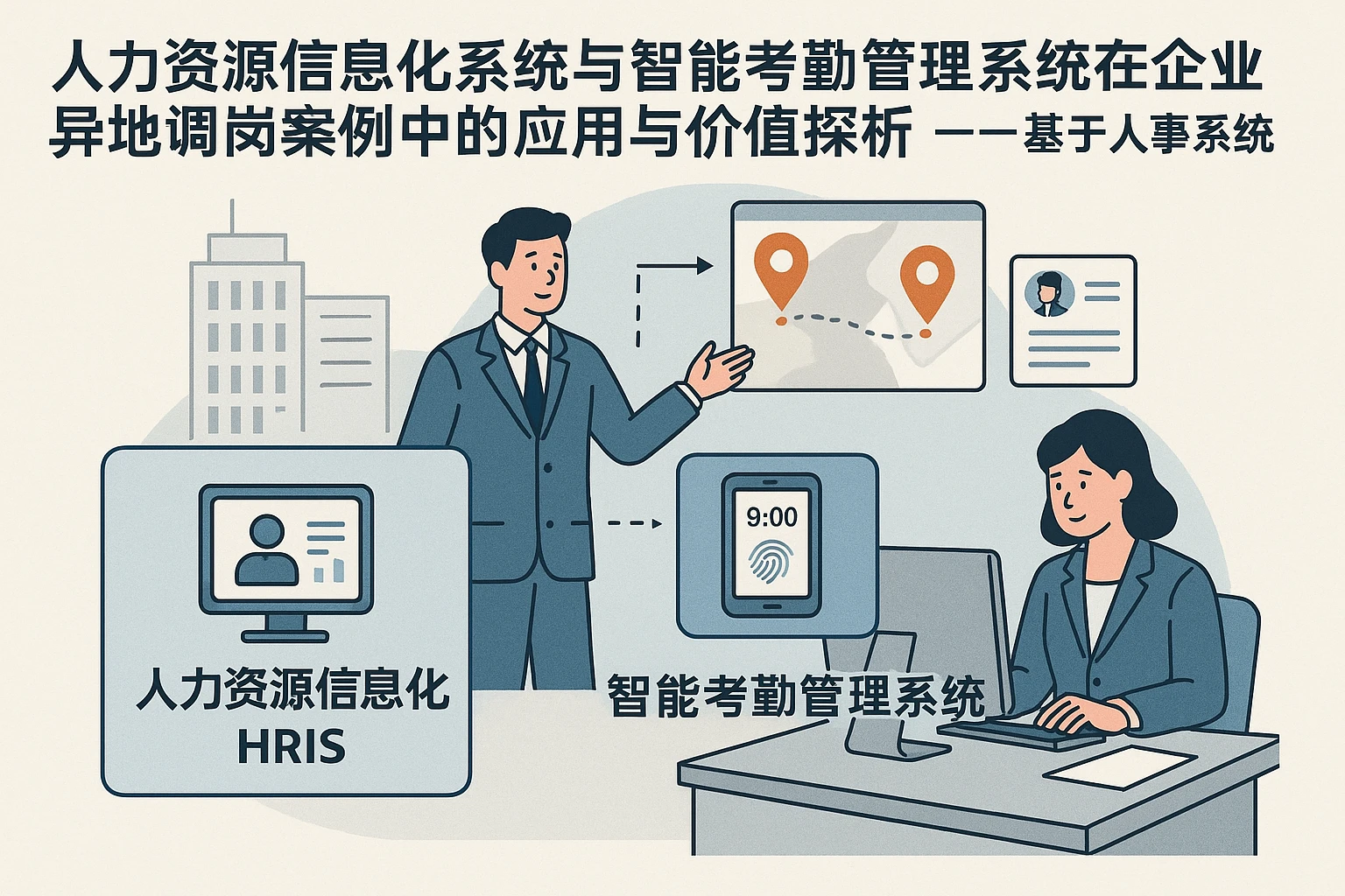 人力资源信息化系统与智能考勤管理系统在企业异地调岗案例中的应用与价值探析——基于人事系统演示
