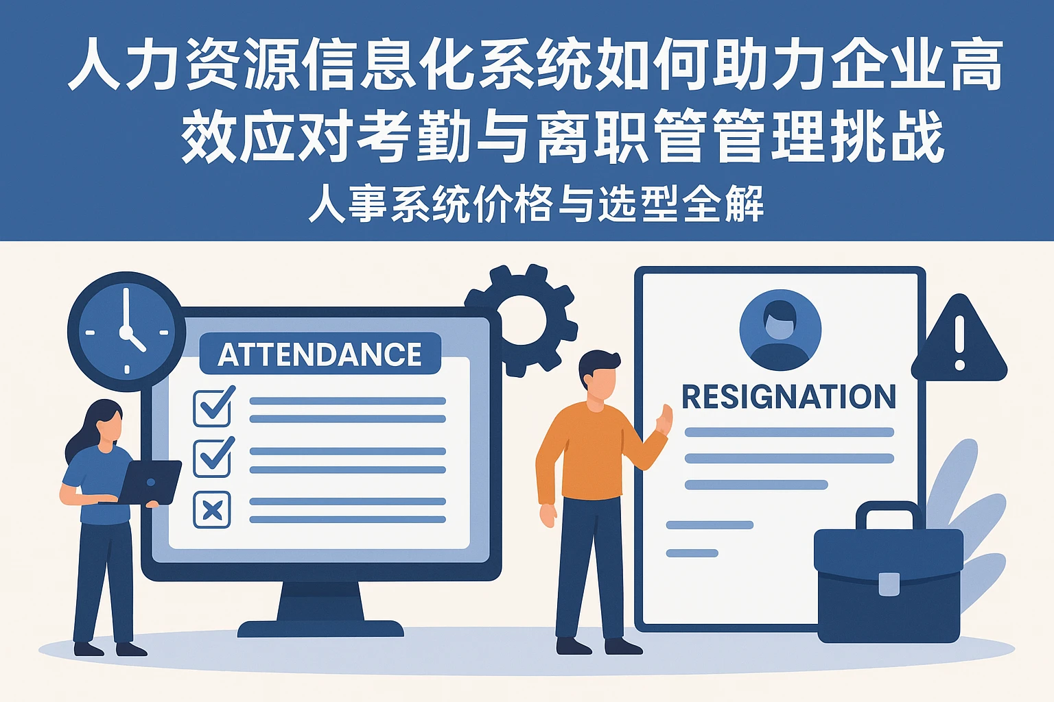 人力资源信息化系统如何助力企业高效应对考勤与离职管理挑战|人事系统价格与选型全解